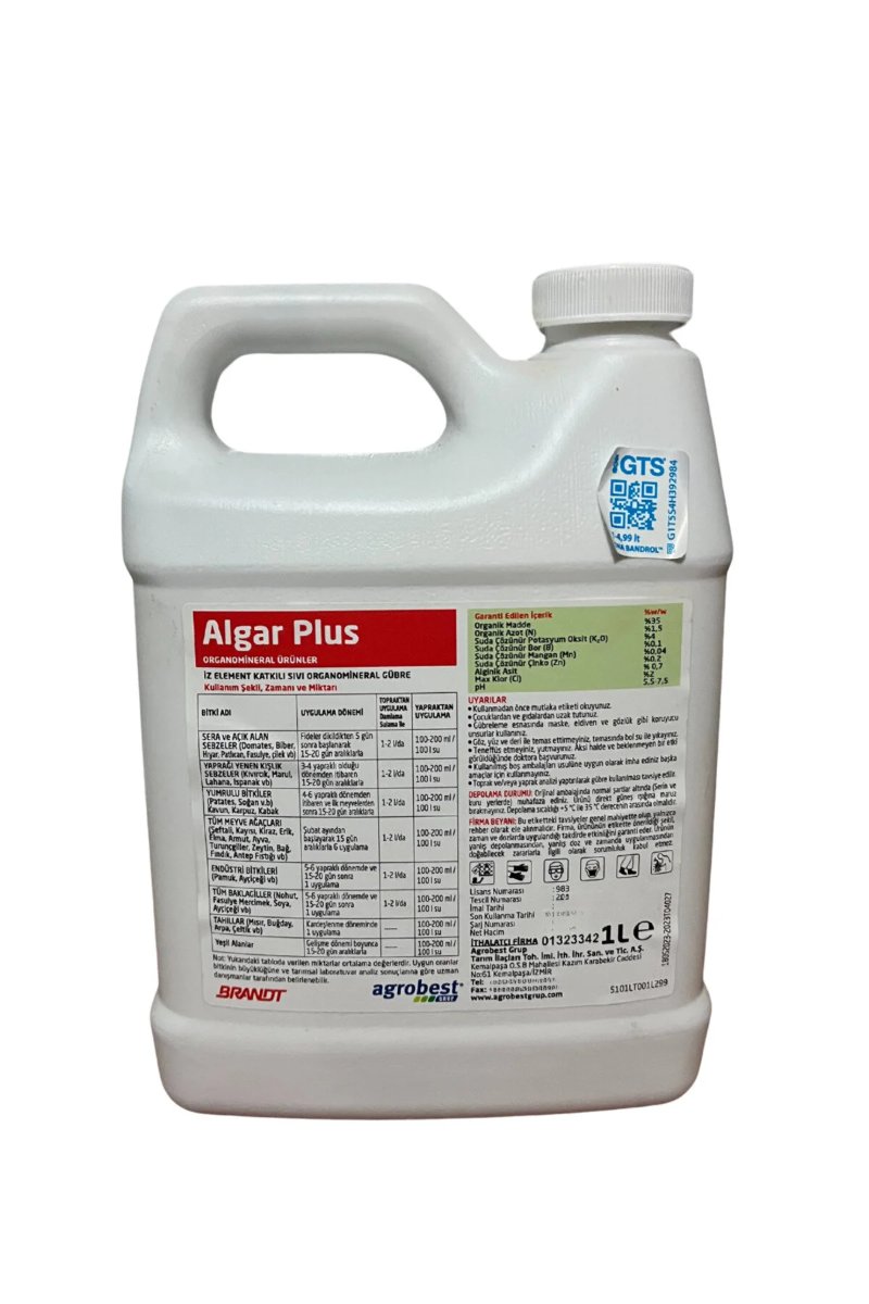 BRANDT ALGAR PLUS - AYA TARIM Erenler Sakarya Zirai İlaç Gübre Tohum